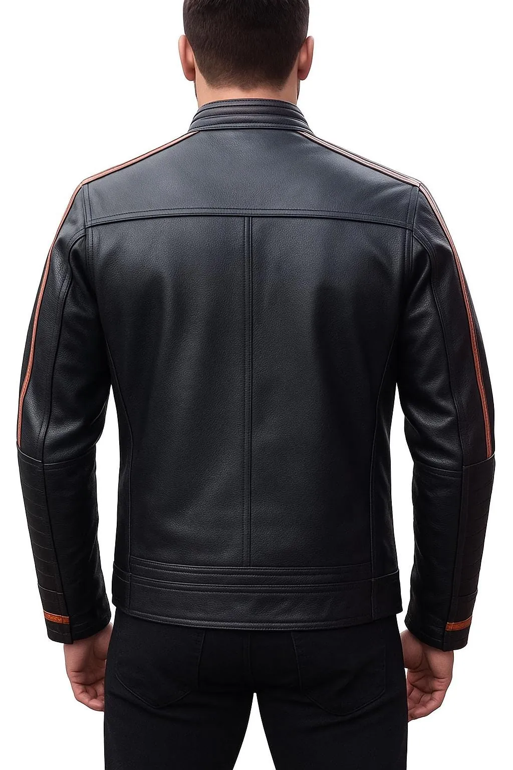 Custom Vintage Leather Jacket  Personalized Menswear, view 2