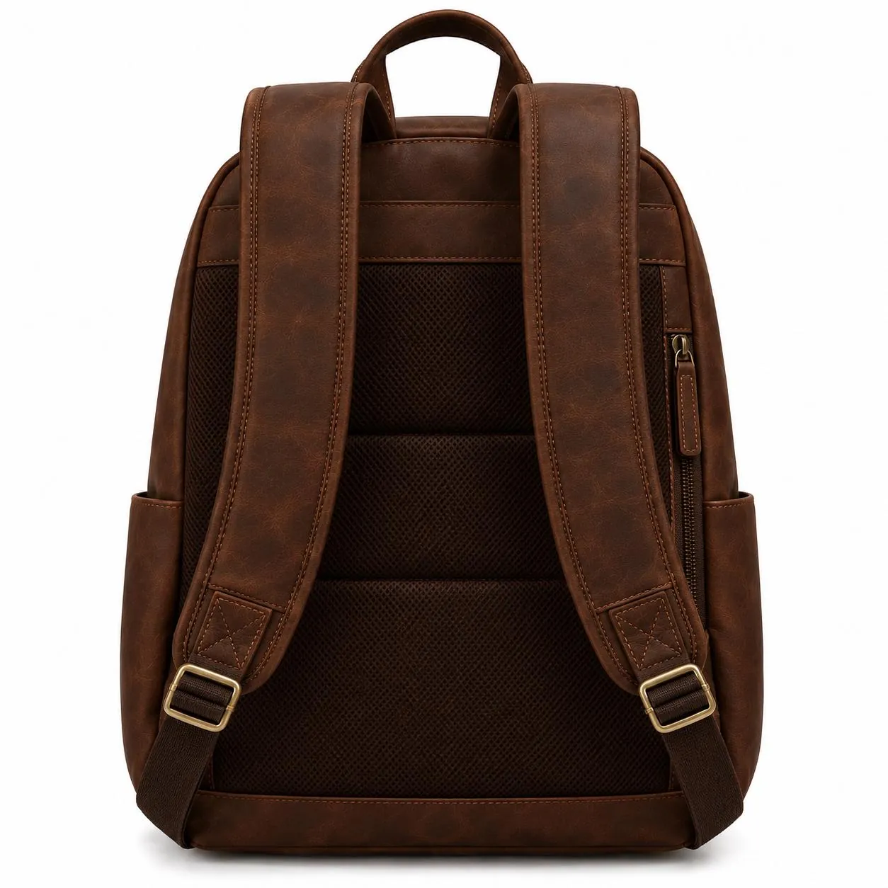 Handmade Crazy Horse Leather Backpack, view 3