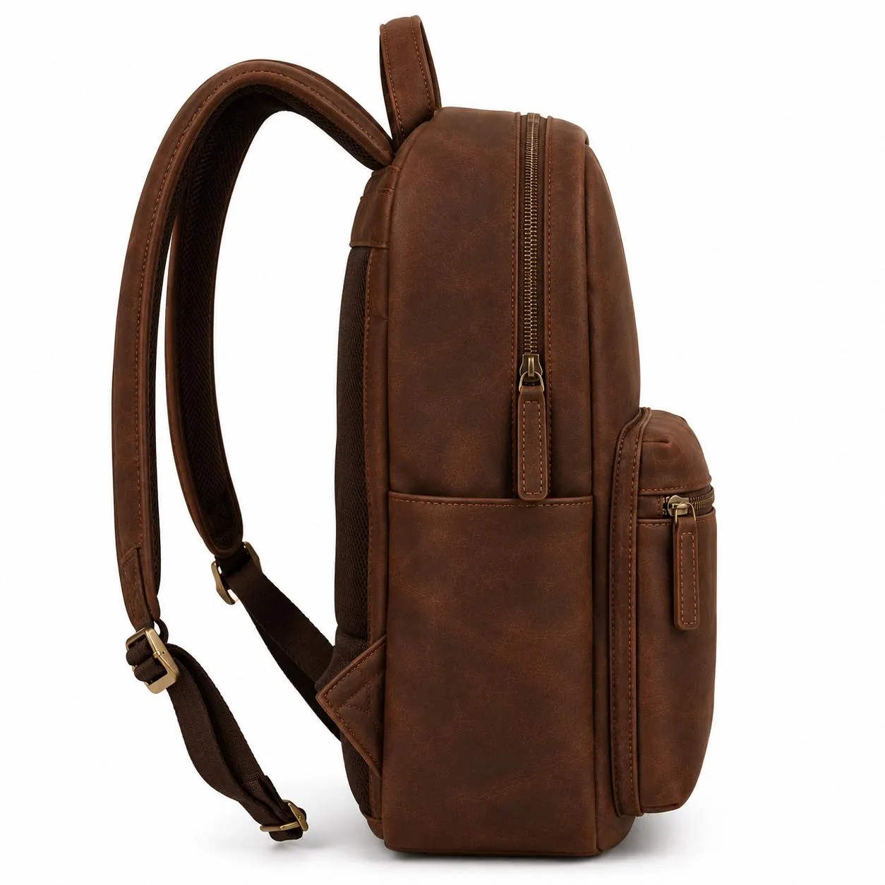 Handmade Crazy Horse Leather Backpack, view 4