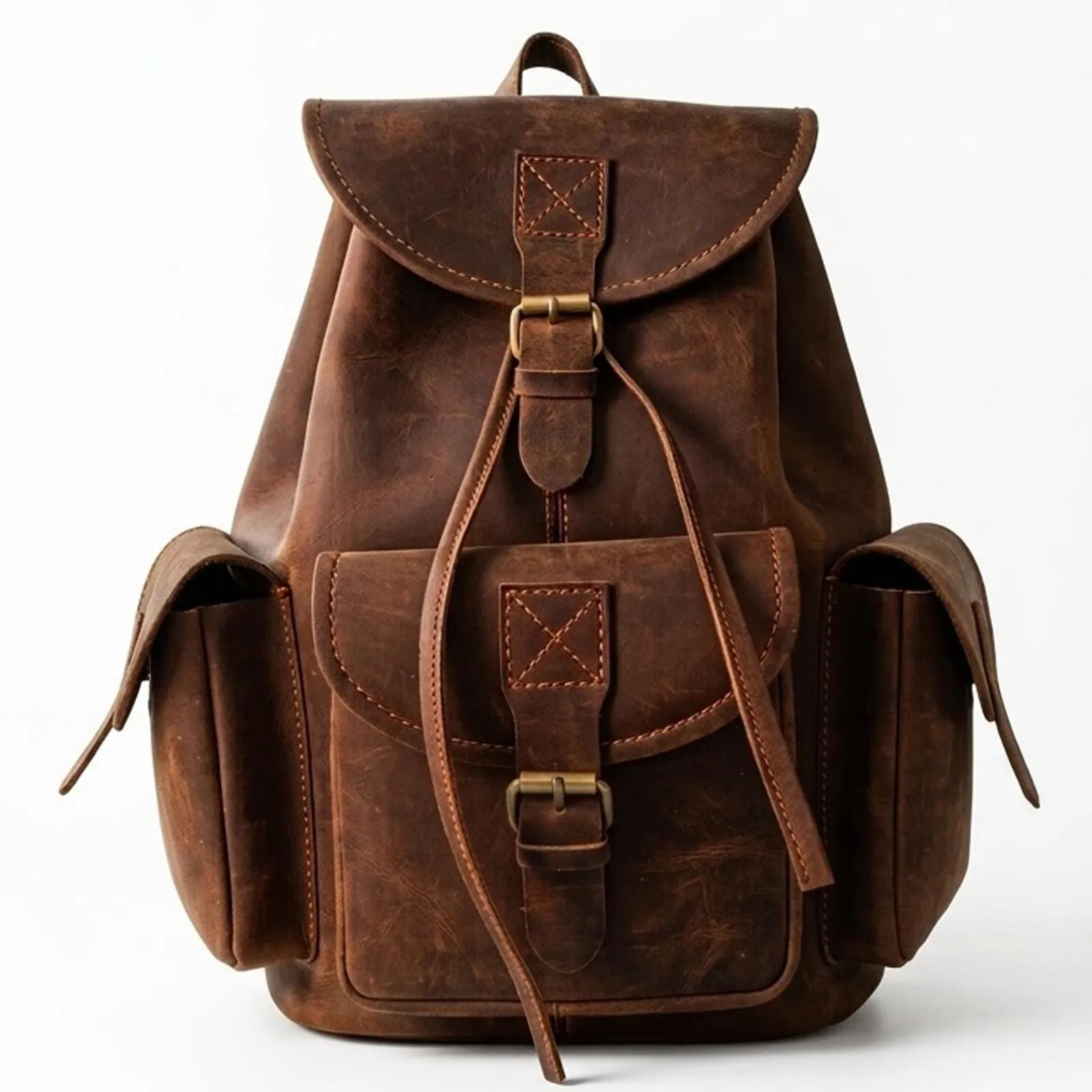 Handmade Full-Grain Leather Backpack