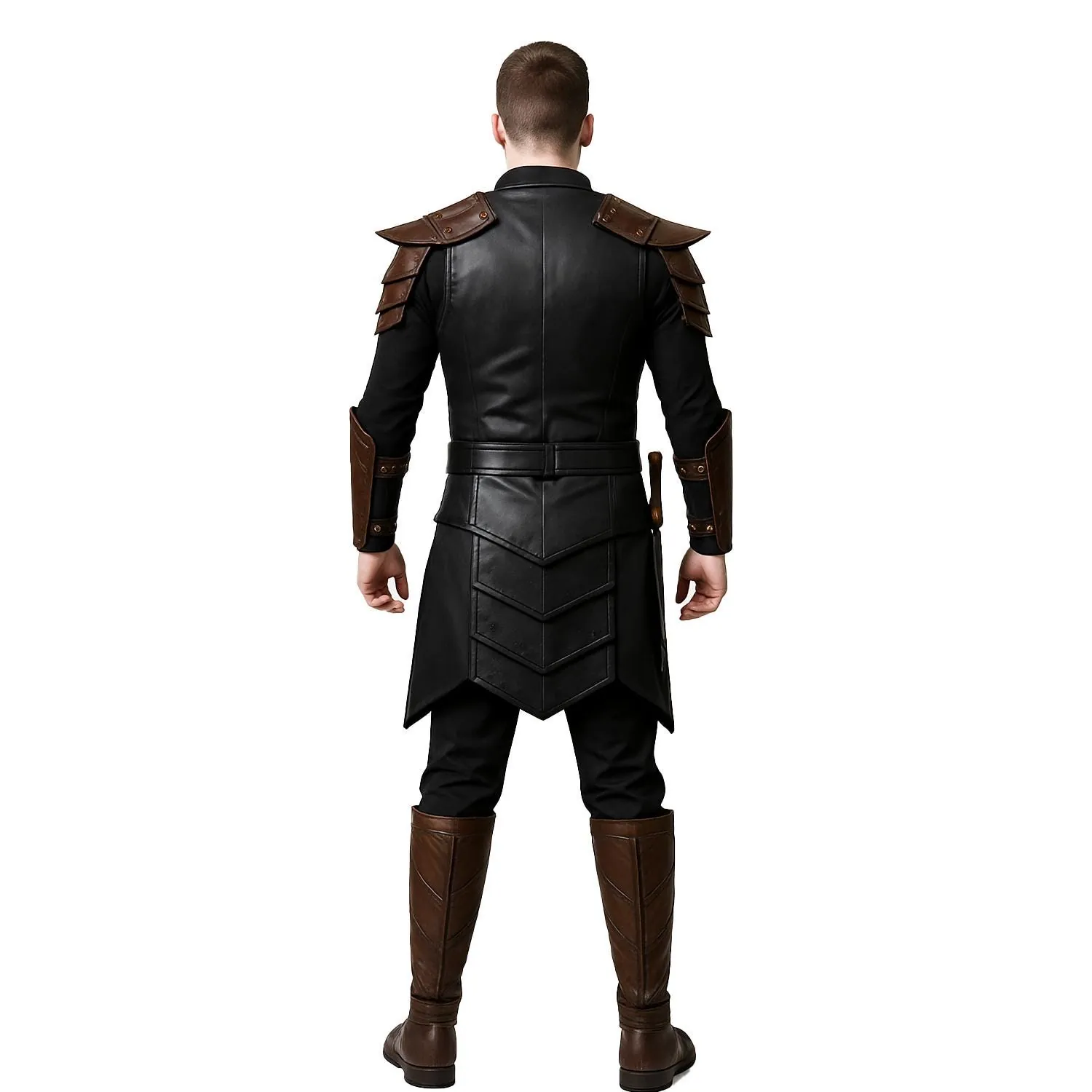 Handmade  Leather Armor Set For Men-LARP Viking Cosplay Costumes, view 2
