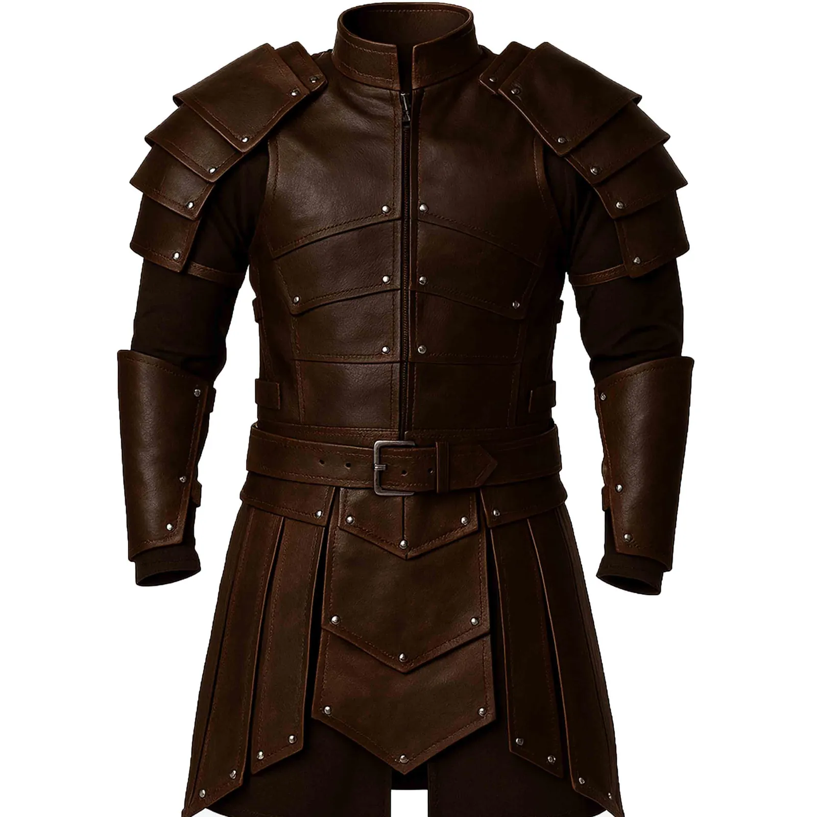 Handmade Leather Armor Set: Medieval Knight Viking LARP Cosplay