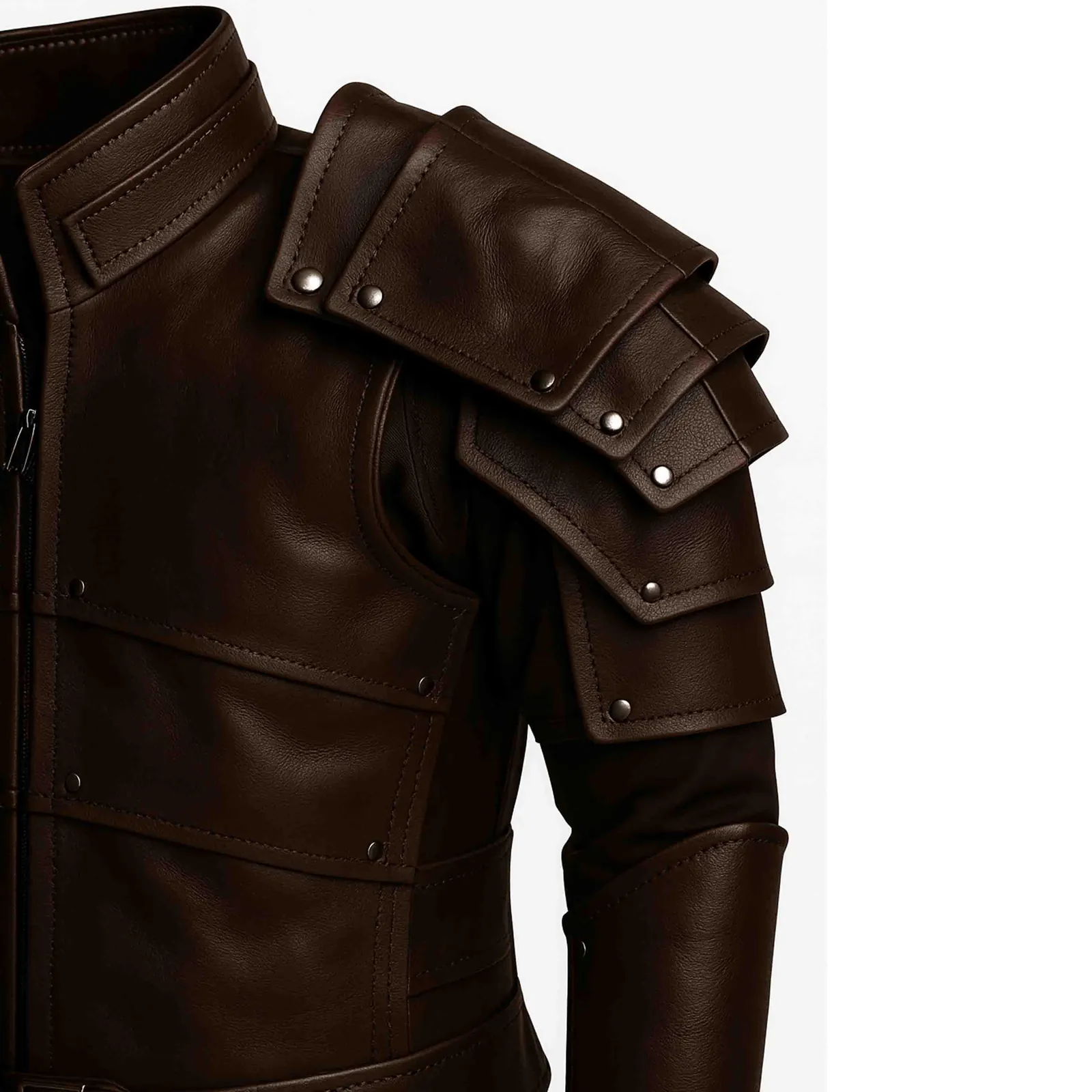 Handmade Leather Armor Set: Medieval Knight Viking LARP Cosplay, view 5