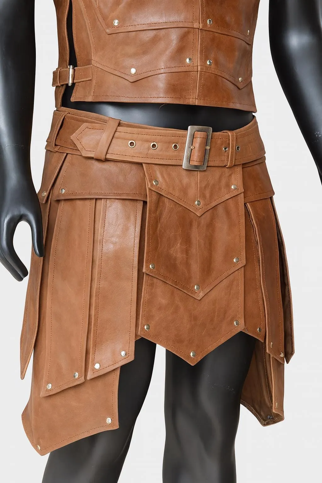 Medieval Leather Armor Set for Men, view 2