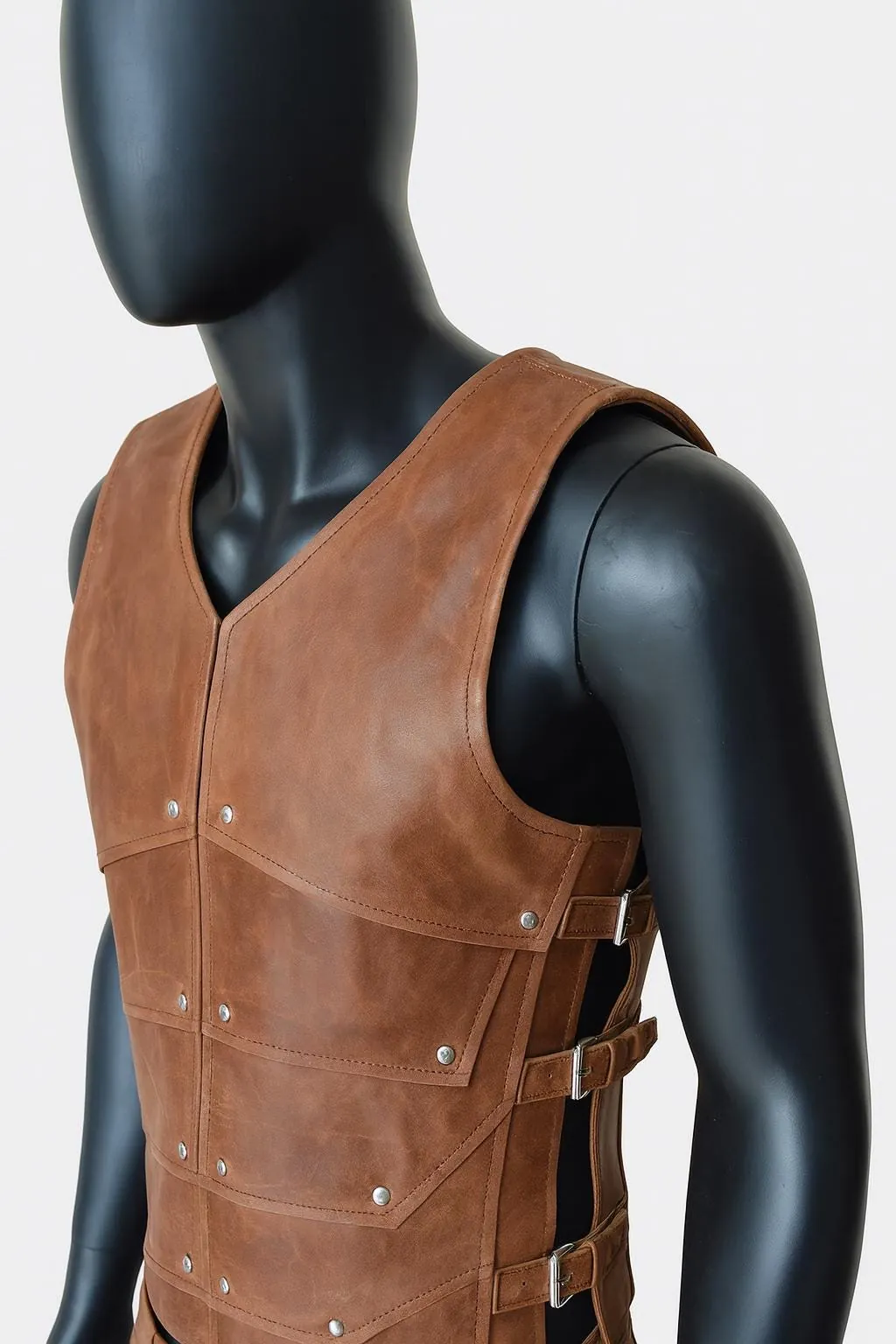 Medieval Leather Armor Set for Men, view 6