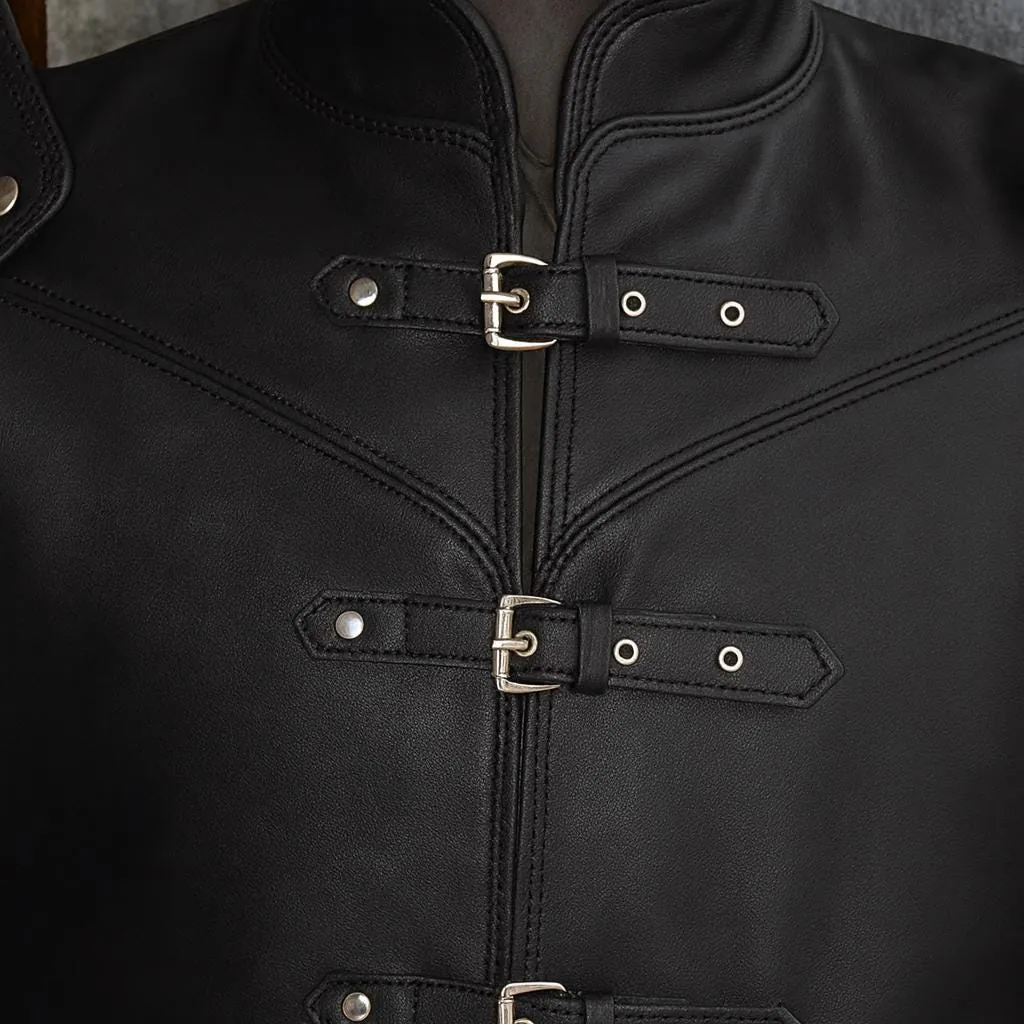 Medieval Leather Cuirass with Shoulder Armor, view 5