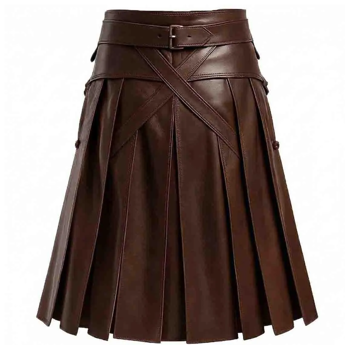 Men’s Medieval Leather Kilt, view 3