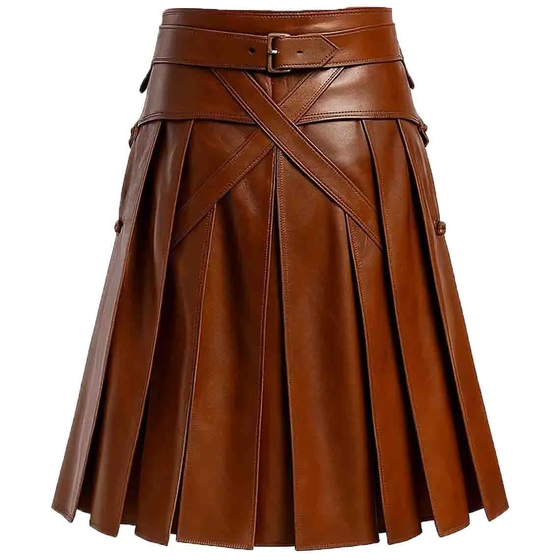 Men’s Medieval Leather Kilt, view 6