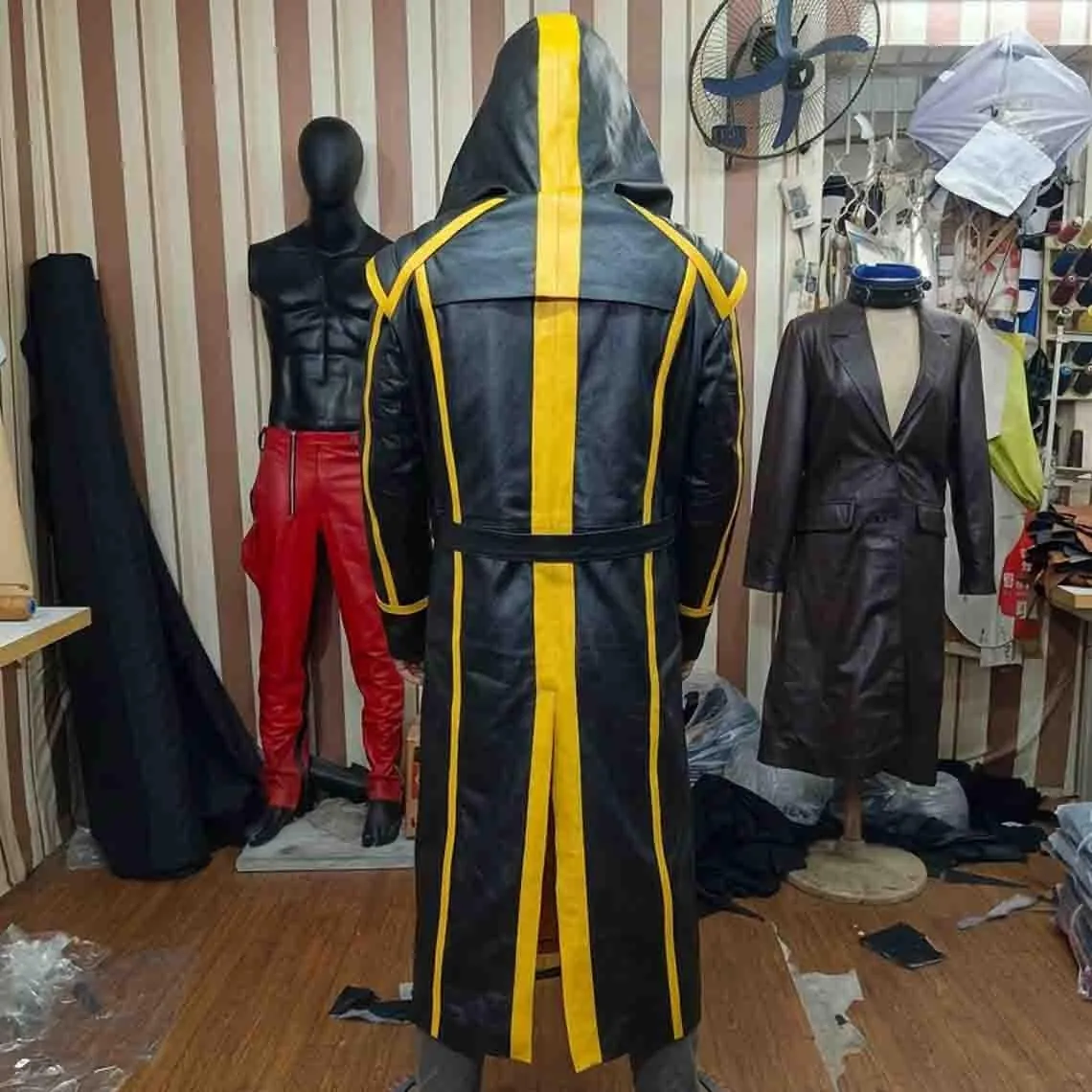 Obsidian Viper Assassin Leather Robe, view 2