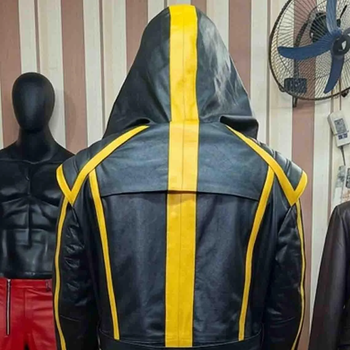 Obsidian Viper Assassin Leather Robe, view 4