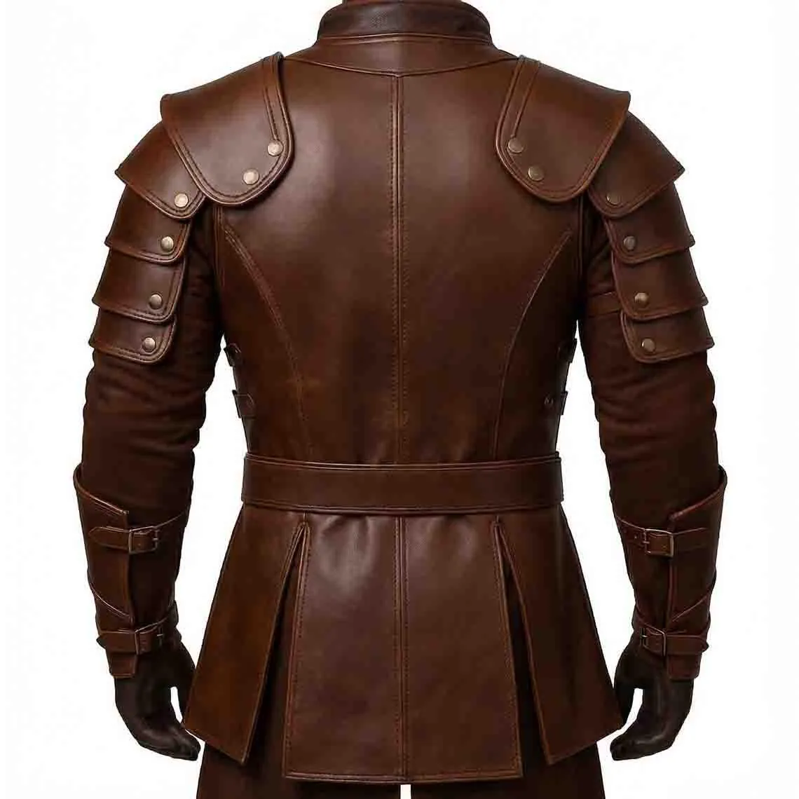Personalized Handmade Medieval Leather Armor Set: Knight Viking Cosplay Costumes, view 2