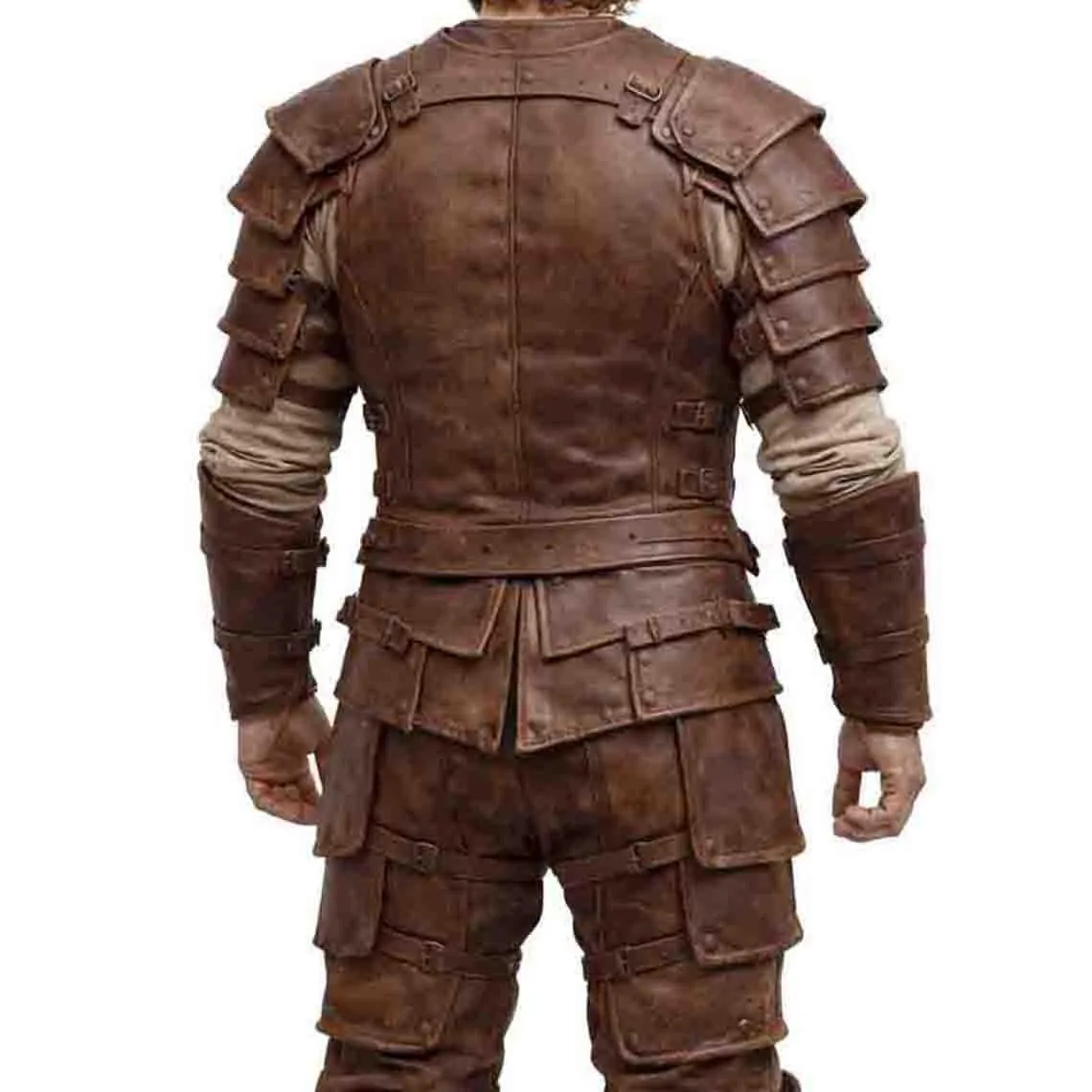 Personalized Medieval Leather Armor Set: Knight Viking LARP Cosplay, view 2